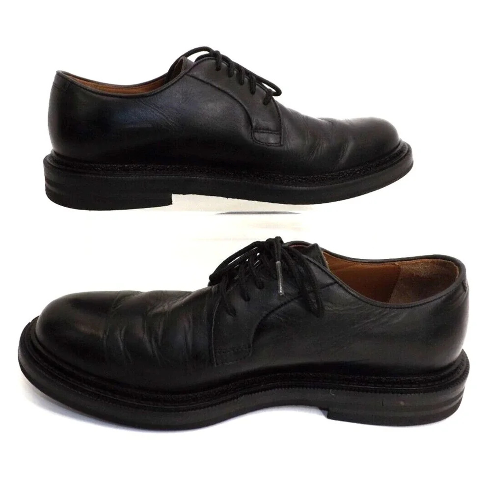 Aquatalia Made in Italy Black Leather Oxford # 449669 - Men's size 9 M